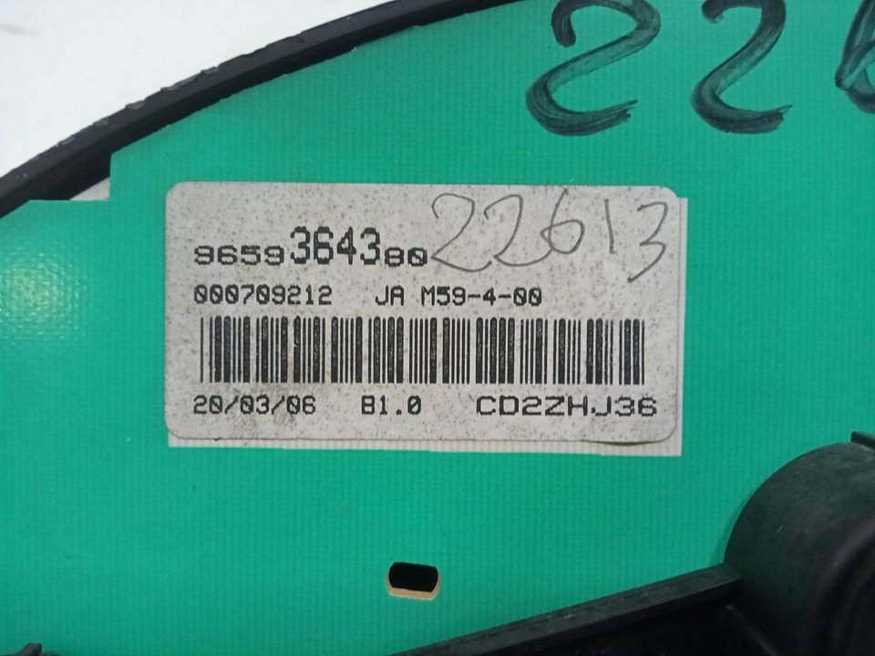 Cuadro instrumentos peugeot partner origin combisp