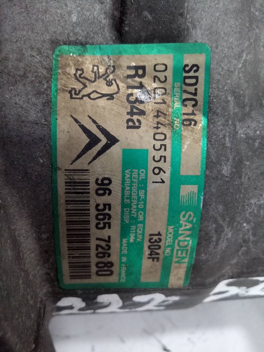 Compresor aire acondicionado citroen c5 ii fastback (20042