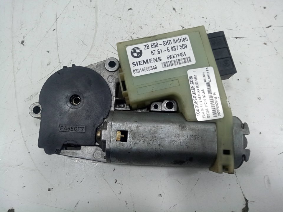Motor techo solar bmw 5 sedÁn (20022005) 530 d