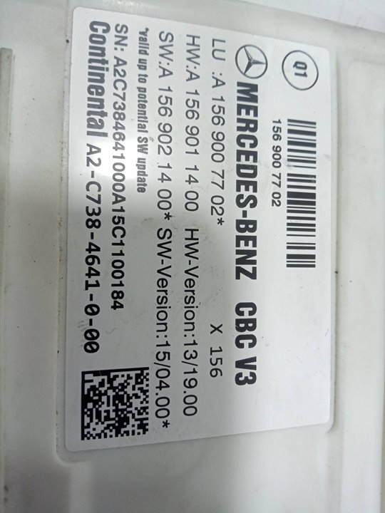 Caja reles / fusibles mercedesbenz clase b fastback