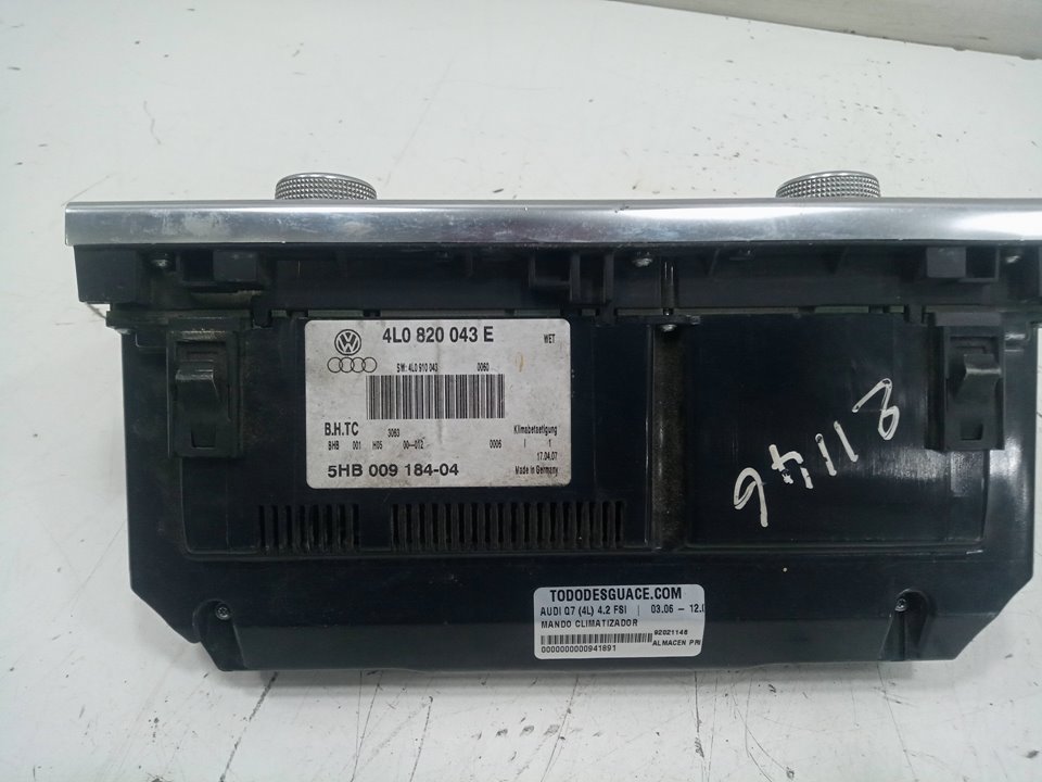 Mando climatizador audi q7 suv (20062010) 4.2 fs