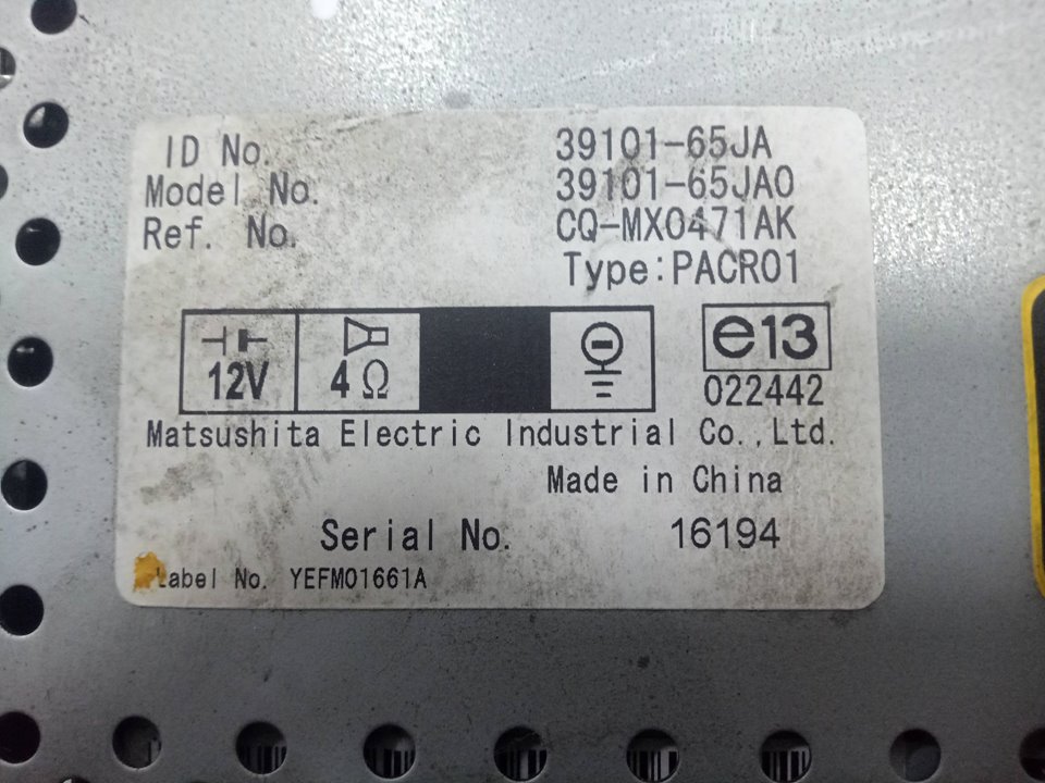 Carcasa central de radio y clima suzuki grand vitara ii todo te