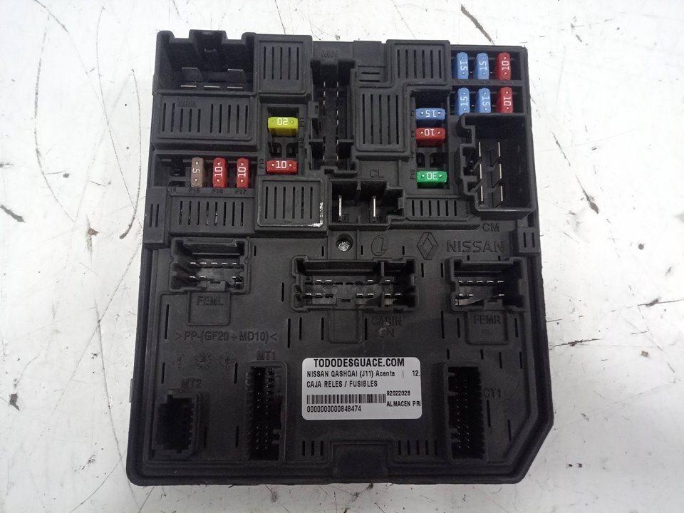 Caja reles / fusibles nissan qashqai ii todo terreno