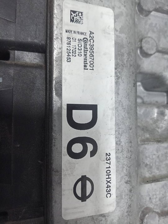 Centralita motor uce nissan qashqai ii todo terreno