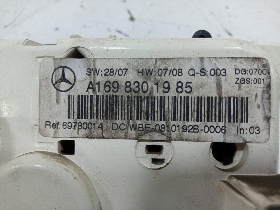 Mando calefaccion /  aire acondicionado mercedesbenz clase b fastback