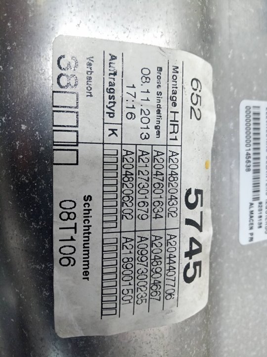 Elevalunas delantero izquierdo mercedesbenz clase c sedÁn (2