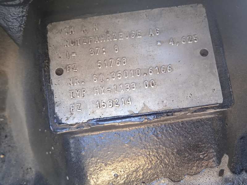 Diferencial trasero man tgm 18.xxx 6.9 diesel   