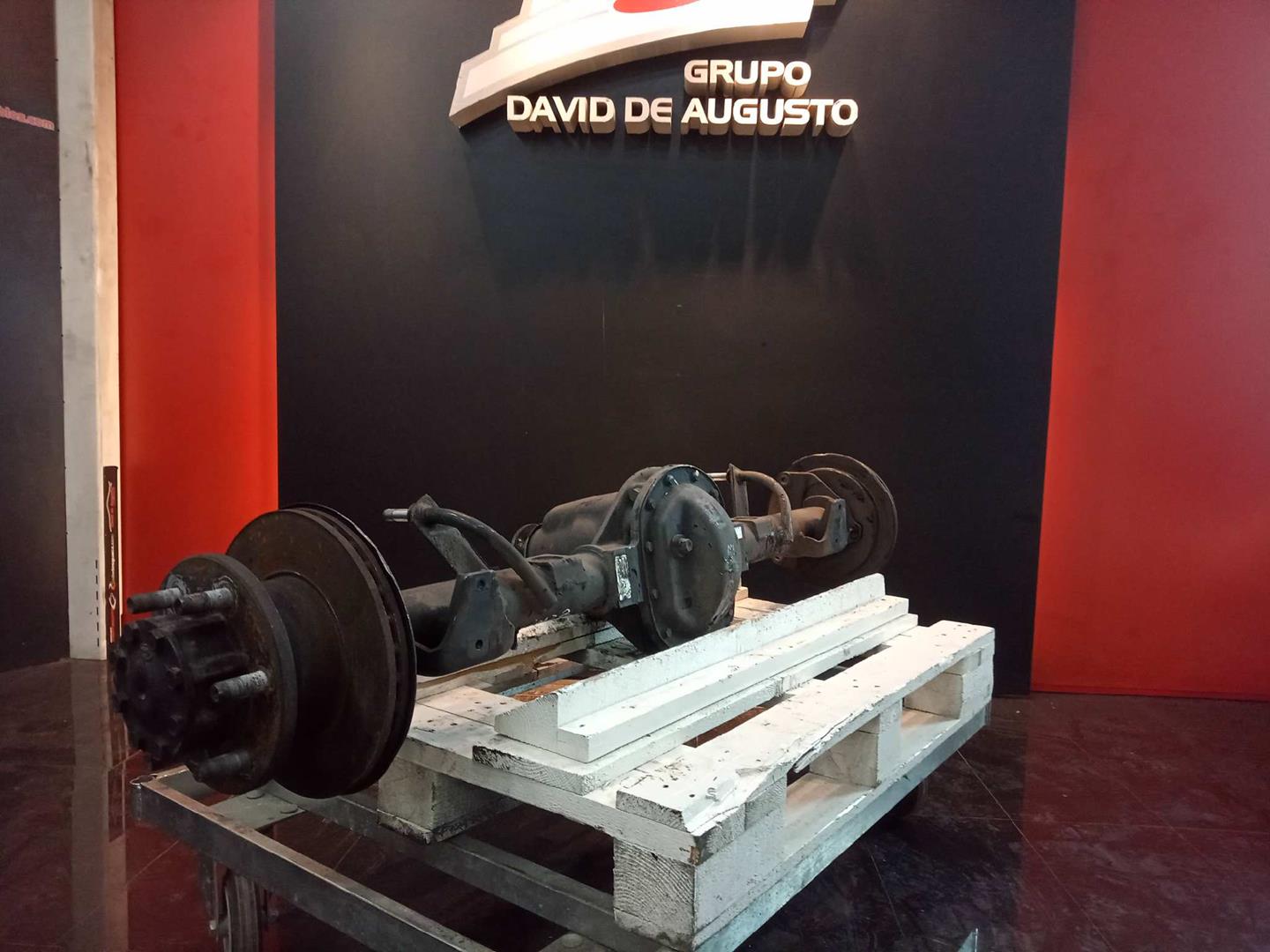 Eje trasero completo iveco 35c14 plataforma elevado