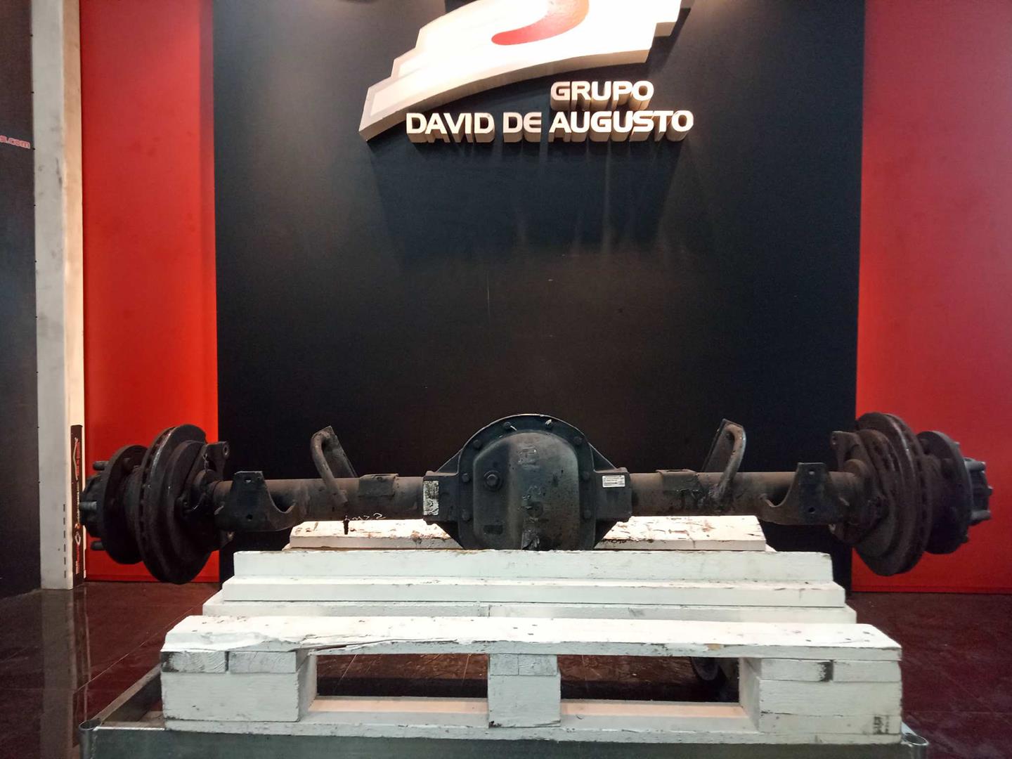 Eje trasero completo iveco 35c14 plataforma elevado