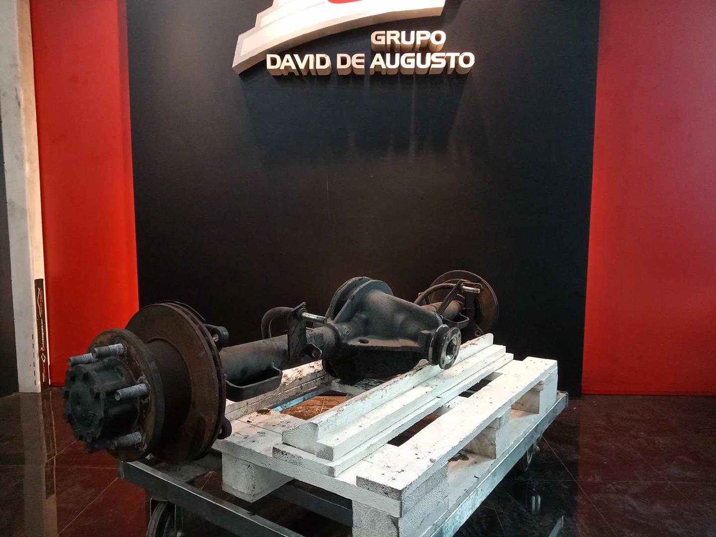 Eje trasero completo iveco 35c14 plataforma elevado
