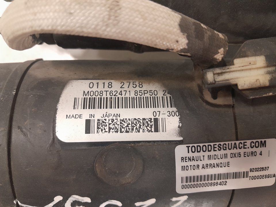 Motor arranque renault midlum dxi5 euro 4   