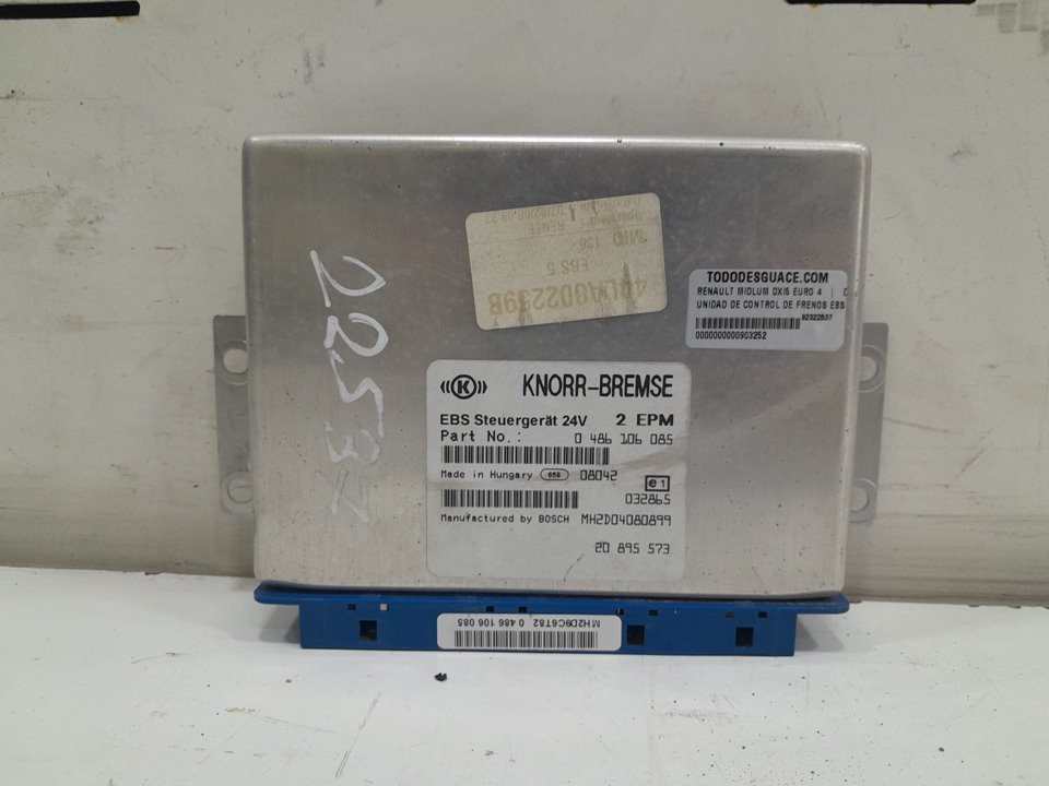 Unidad de control de frenos ebs renault midlum dxi5 euro 4   