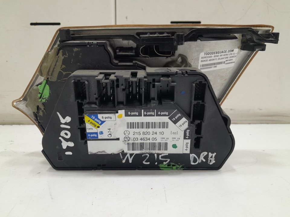 Mando asiento delantero derecho 