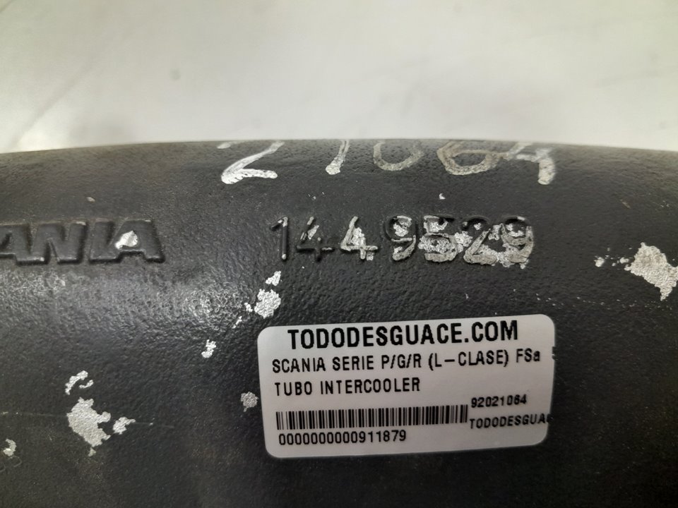 Tubo intercooler scania serie pgr (lclase) f