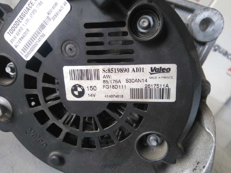 Alternador bmw 1 118 d