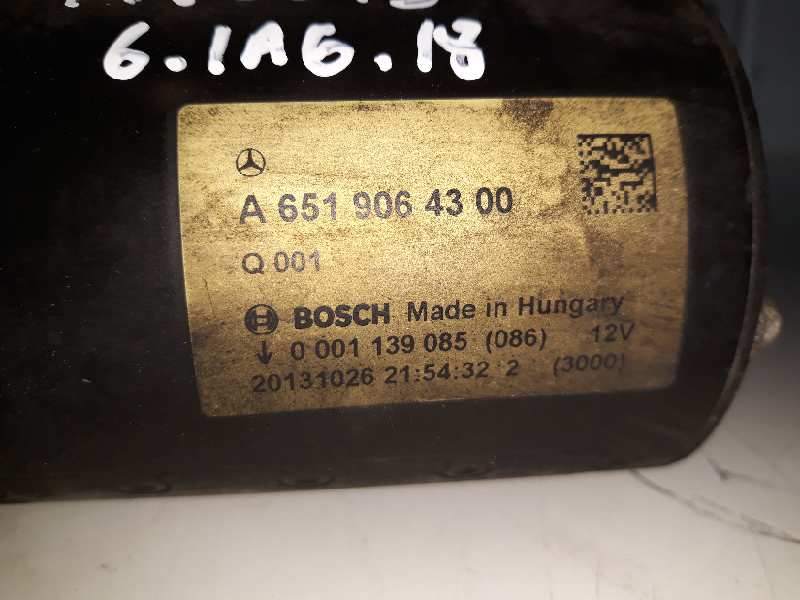 Motor arranque mercedes-benz clase c c 200 cdi (204.001)