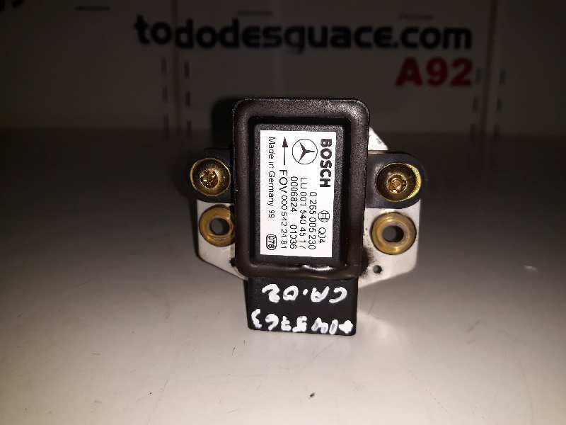 Sensor control estabilidad  mercedes-benz clase s s 320 cdi (220.026 220.126)