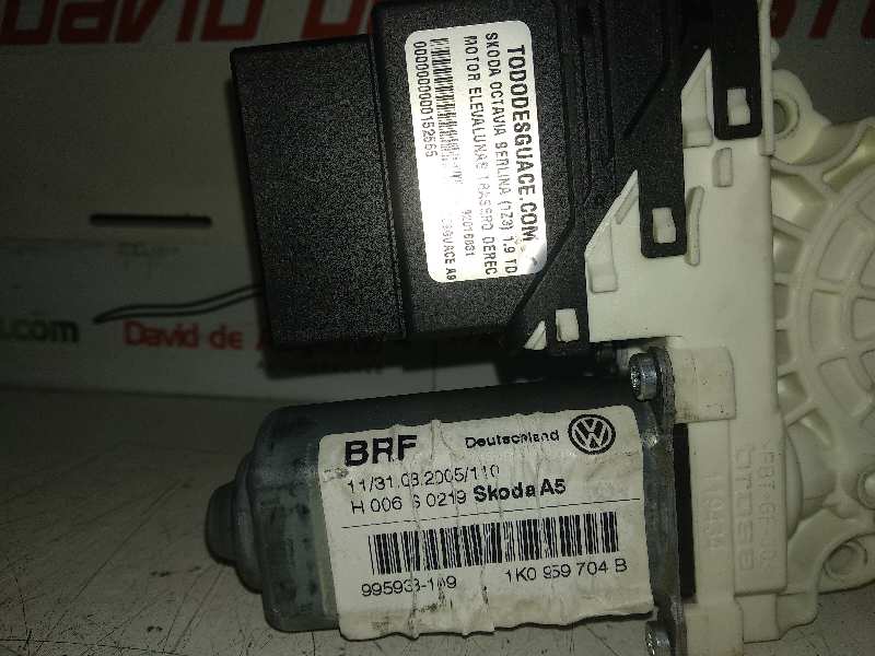 Motor elevalunas trasero derecho skoda octavia ii 1.9 tdi