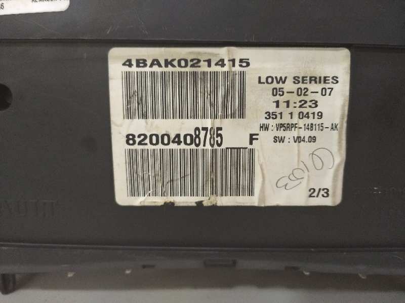 Cuadro instrumentos renault megane ii 1.5 dci (bm1f cm1f)