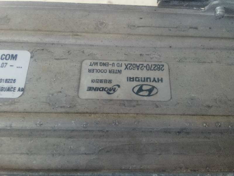 Radiador intercoor hyundai i30 1.6 crdi