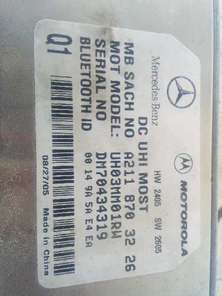 Modulo electronico mercedes-benz clase m ml 320 cdi 4matic (164.122)