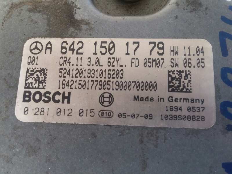 Centralita motor uce mercedes-benz clase m ml 320 cdi 4matic (164.122)