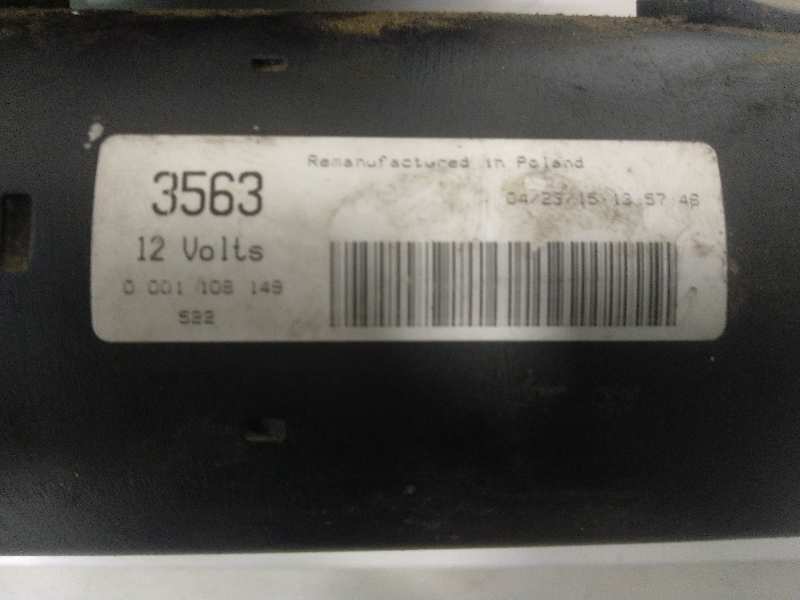Motor arranque mercedes-benz clase c c 200 kompressor (203.045)
