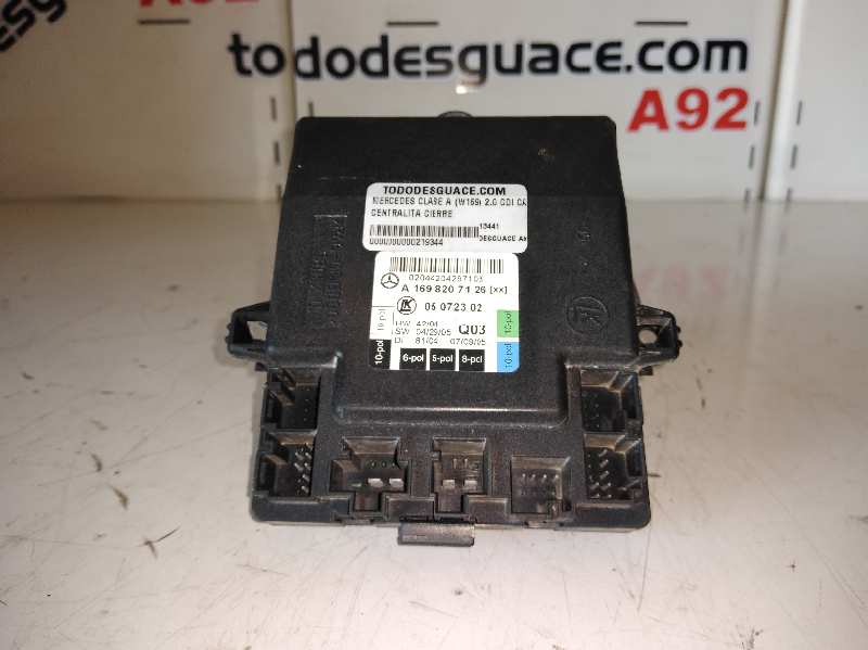 Centralita cierre mercedes-benz clase a a 180 cdi (169.007 169.307)
