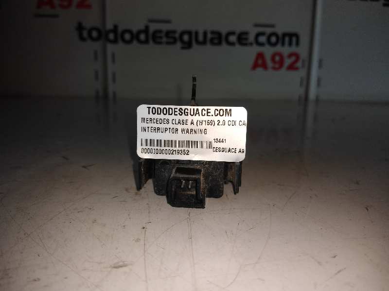 Interruptor warning mercedes-benz clase a a 180 cdi (169.007 169.307)