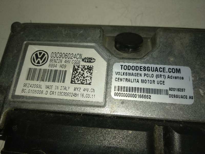 Centralita motor uce volkswagen polo 1.4 (6r1)
