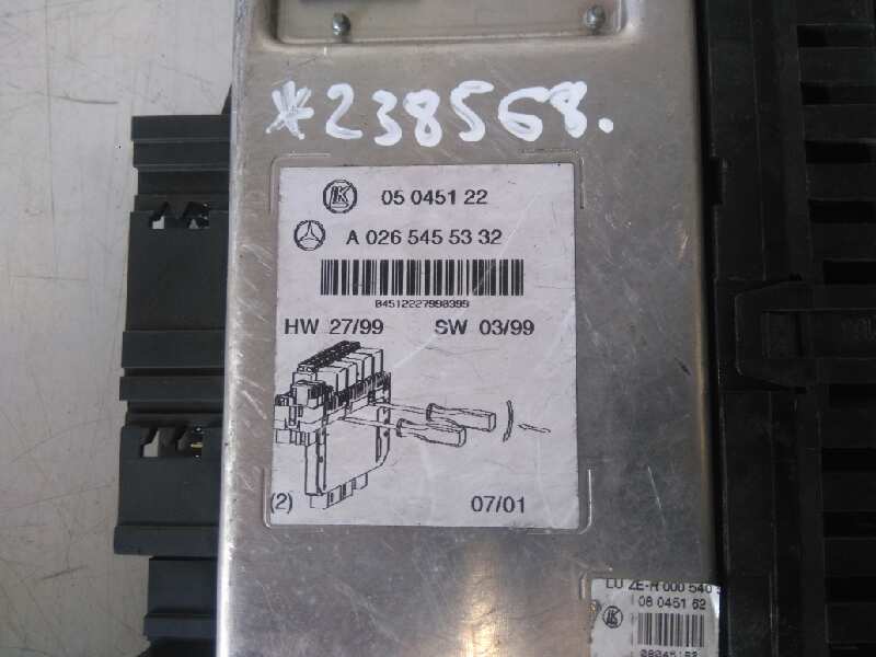 Caja reles / fusibles mercedes-benz clase s s 320 cdi (220.026 220.126)