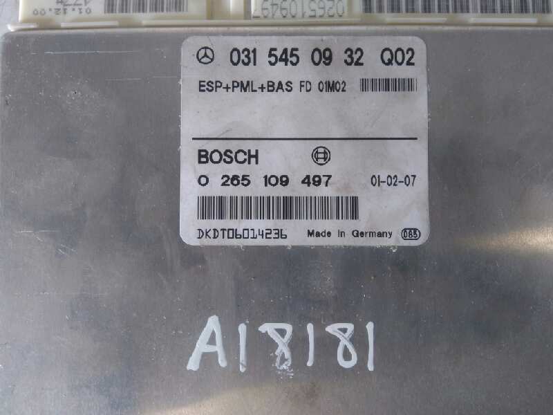 Centralita abs mercedes-benz clase s s 320 cdi (220.026 220.126)