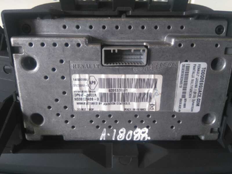 Pantalla multifuncion renault laguna ii 1.8 16v (bg06 bg0j bg0m)