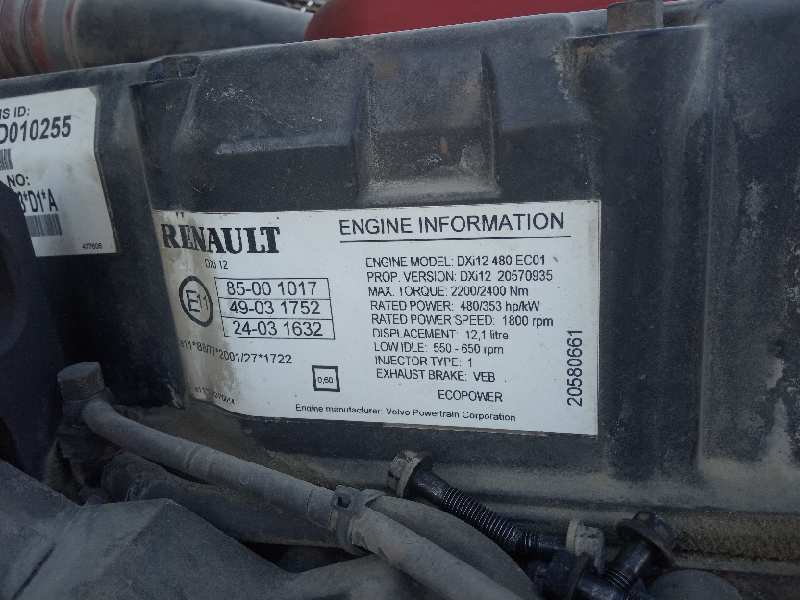 Motor completo renault magnum 4xx.184xx.26 0