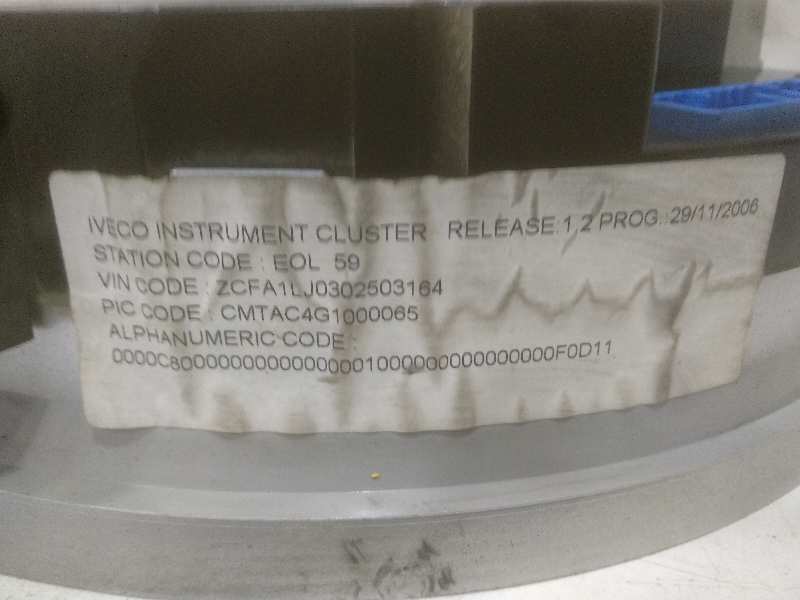 Cuadro instrumentos iveco eurocargo 05.03  ml150