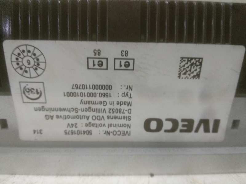 Cuadro instrumentos iveco eurocargo 05.03  ml150