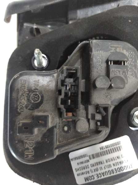 Piloto interior trasero derecho volkswagen golf vi 2.0 tdi