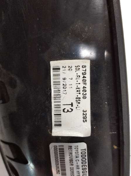 Retrovisor izquierdo electrico toyota chr hybrid active hÍbr