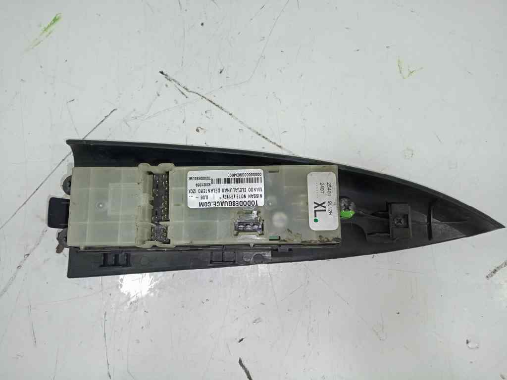 Mando elevalunas delantero izquierdo nissan note 