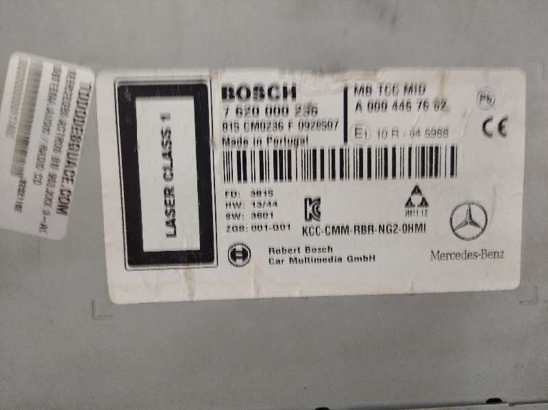 Sistema audio / radio cd mercedes actros bm 963.xxx 3a