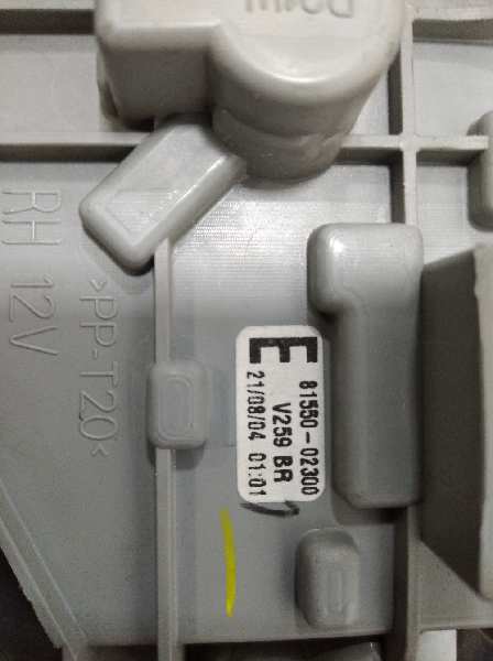 Piloto trasero derecho toyota corolla 2.0 d4d (cde120r_ cde120l_)