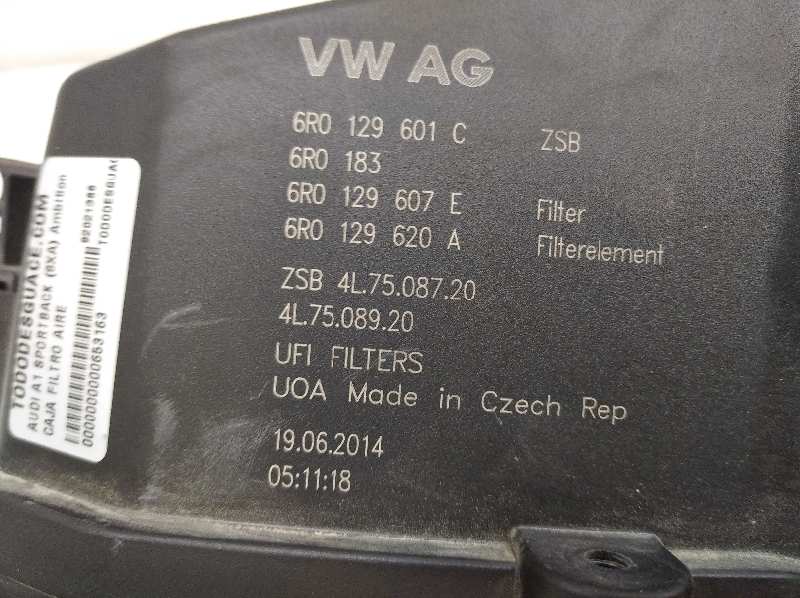 Caja filtro aire audi a1 sportback 1.6 tdi