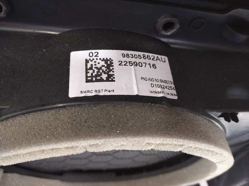 Guarnecido puerta delantera derecha peugeot 3008 limusina 1.6 hdi