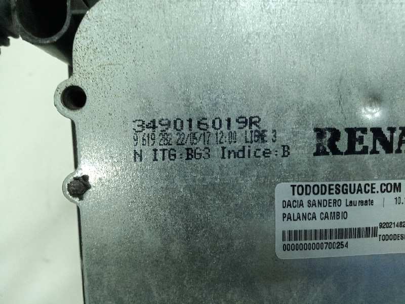 Palanca cambio dacia sandero ii 1.5 dci