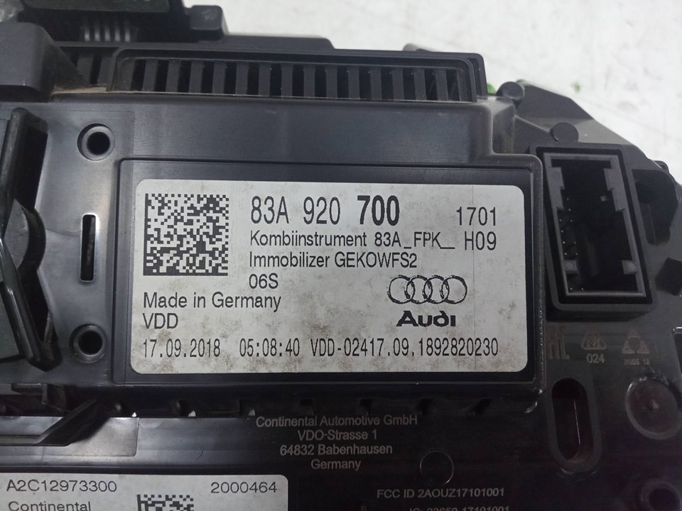 Cuadro instrumentos audi q3 (8ug) attraction     