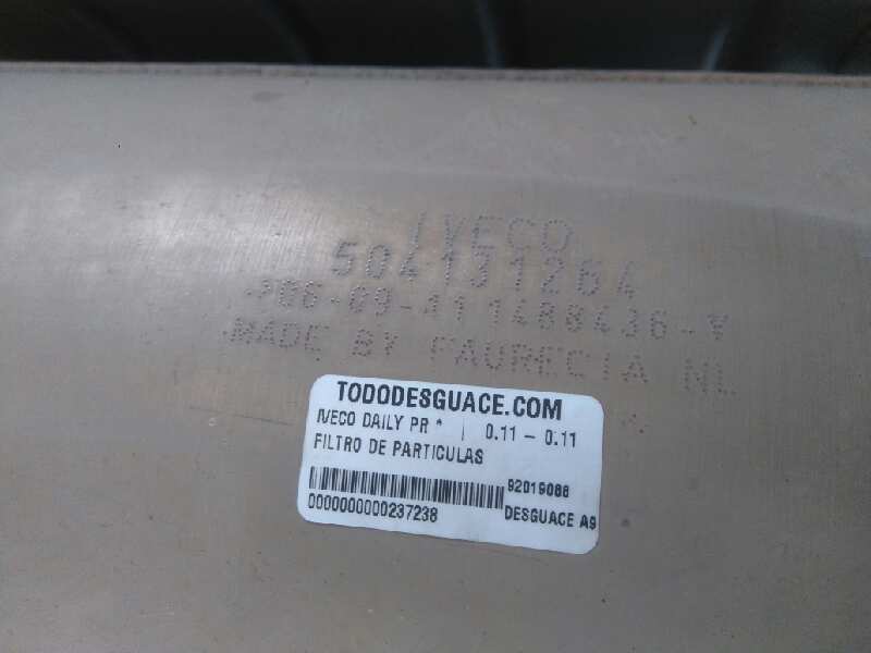  filtro de particulas   iveco daily pr doppelkabine 35 c... radstand 3750 3.0 diesel