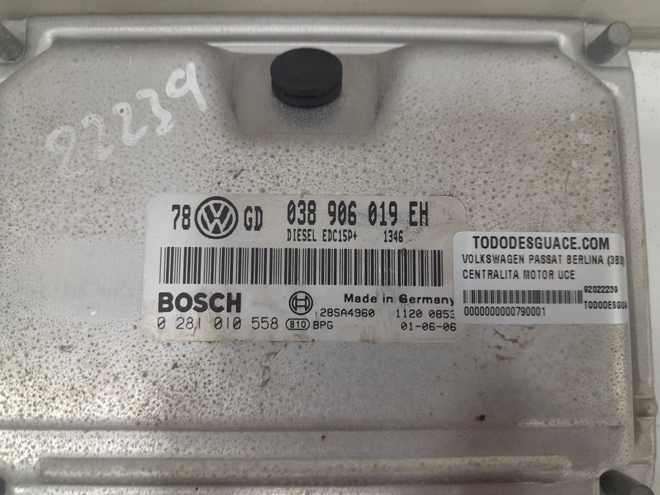 Centralita motor uce volkswagen passat 1.9 tdi