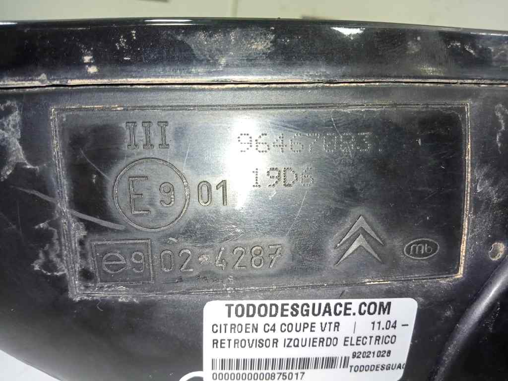 Retrovisor izquierdo electrico citroen c4 i 1.6 16v