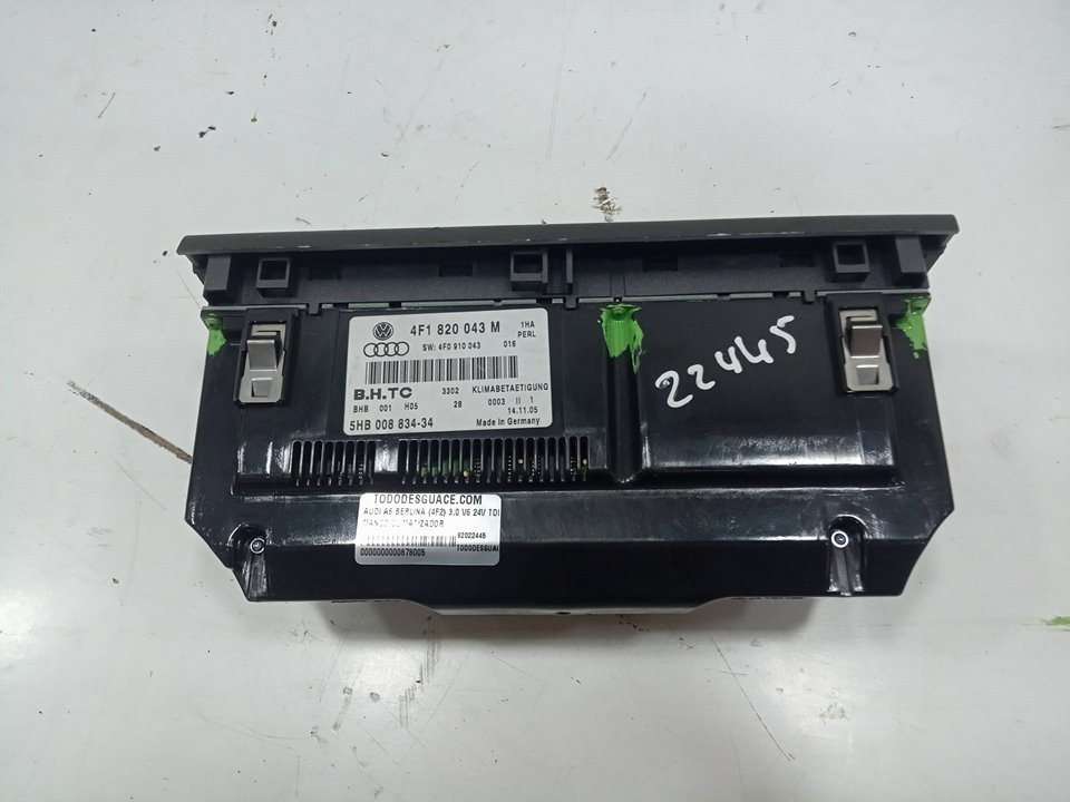 Mando climatizador audi a6 3.0 tdi quattro