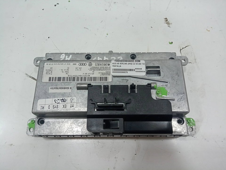 Pantalla audi a6 3.0 tdi quattro
